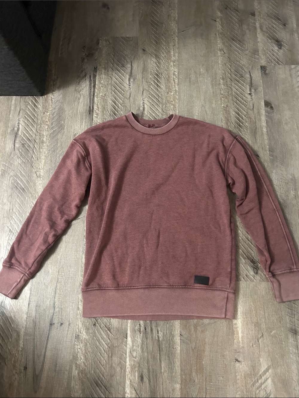 Abercrombie & Fitch Crewneck Sweater in Dusty Rose